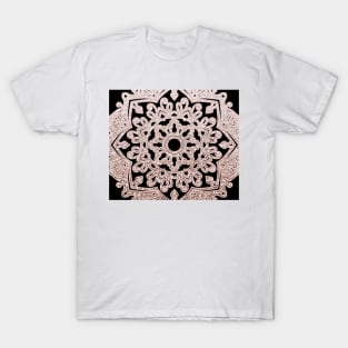 Glam dark rose mandala T-Shirt